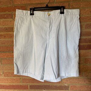 Southern Tide Chino Shorts Mens 36 Blue White Stripe Preppy Coastal Casual Golf